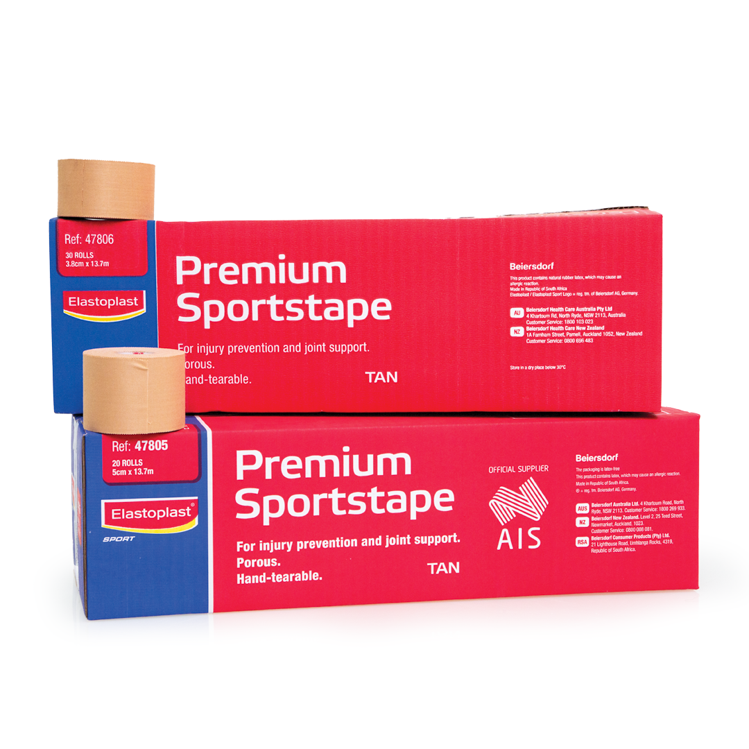 Elastoplast Sport Premium Athletic Tape 13.7m — Tan (Zinc Oxide)