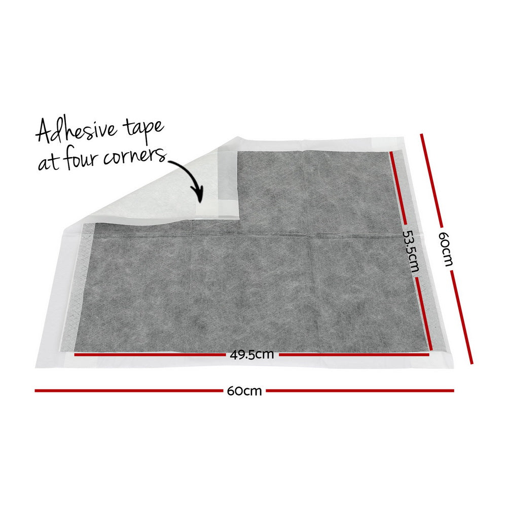 Incontinence Bed Pads (Blueys) Underpads 60x60cm – Super Absorbent Grey – 200 Pack