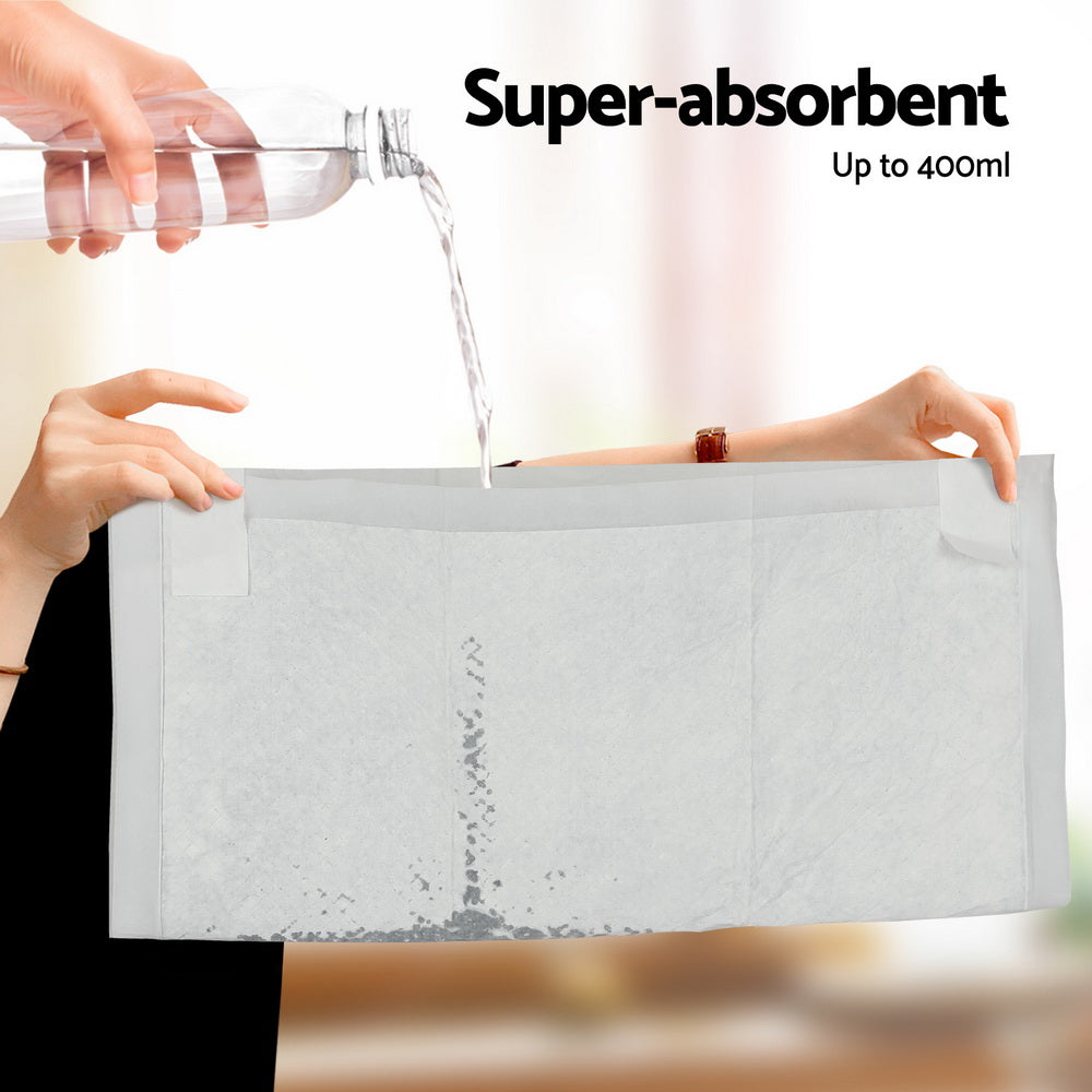 Incontinence Bed Pads (Blueys) Underpads 60x60cm – Super Absorbent Grey – 200 Pack