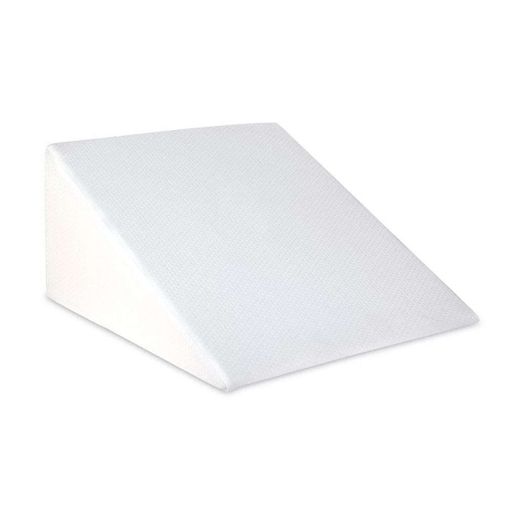 Wedge Pillow Support for Bed - White