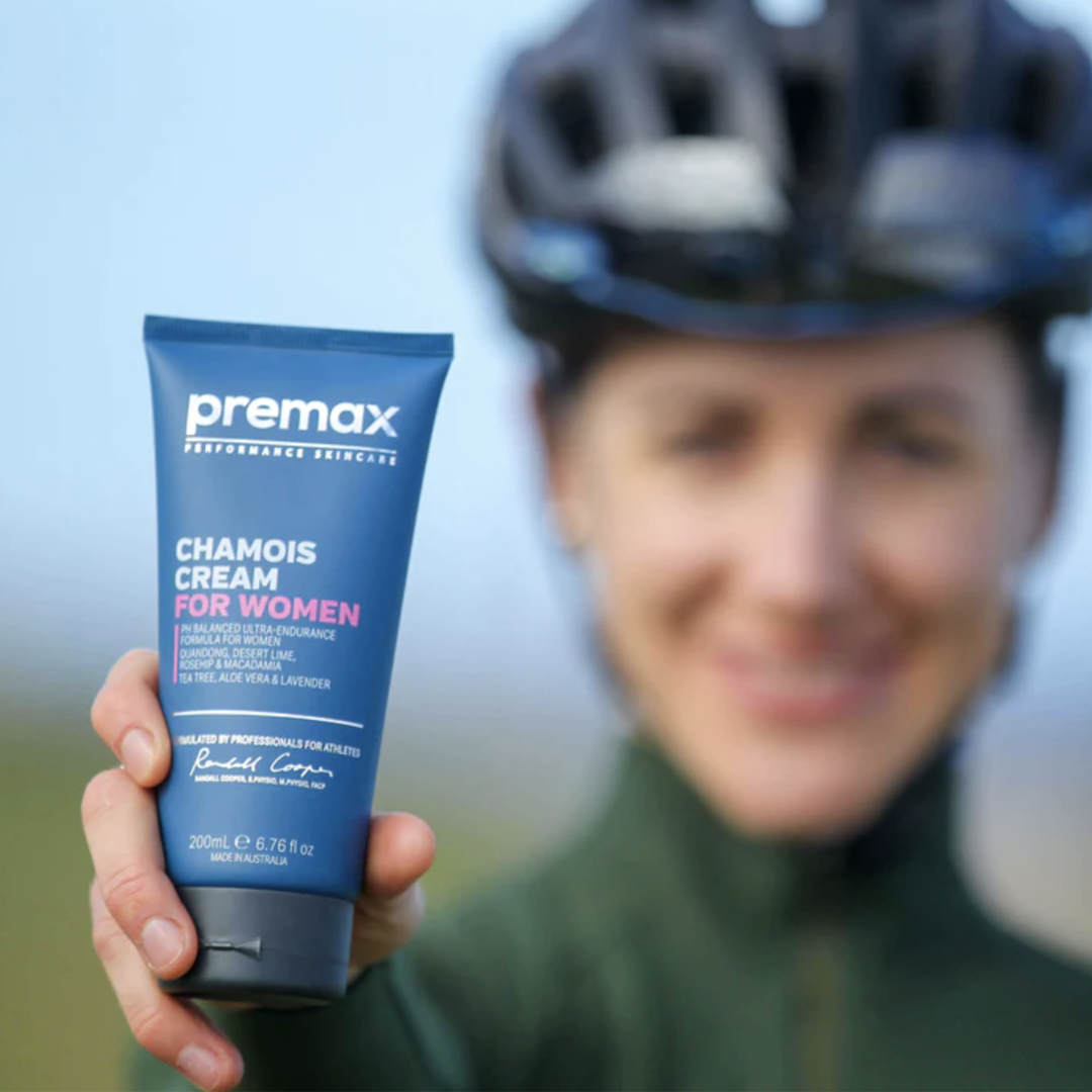 Premax Women's Chamois Cream 200ml - Premium Anti-Chafe, Ultra-Endurance Formula for Cyclists