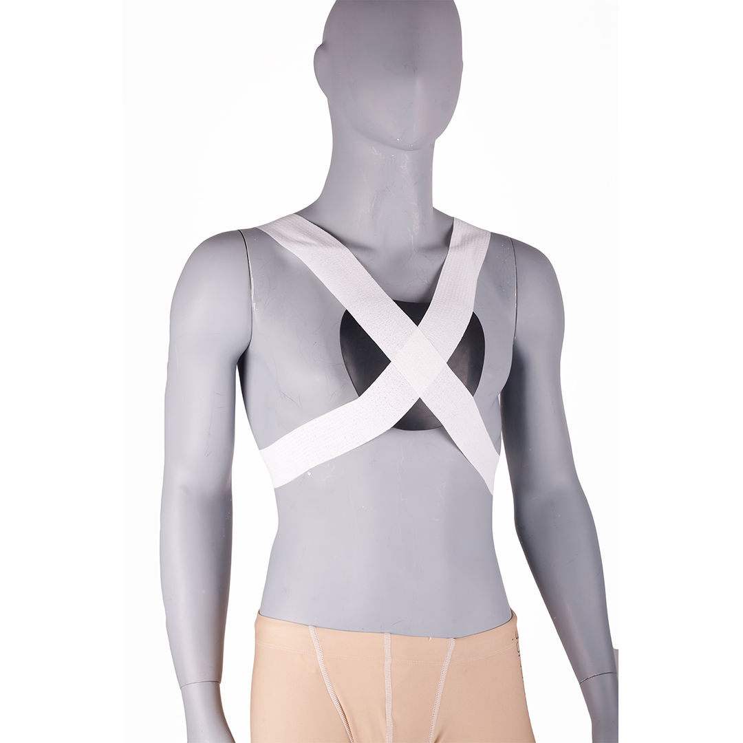 Sternum Guard Chest Protector — Padded, Adjustable Fit for Sport