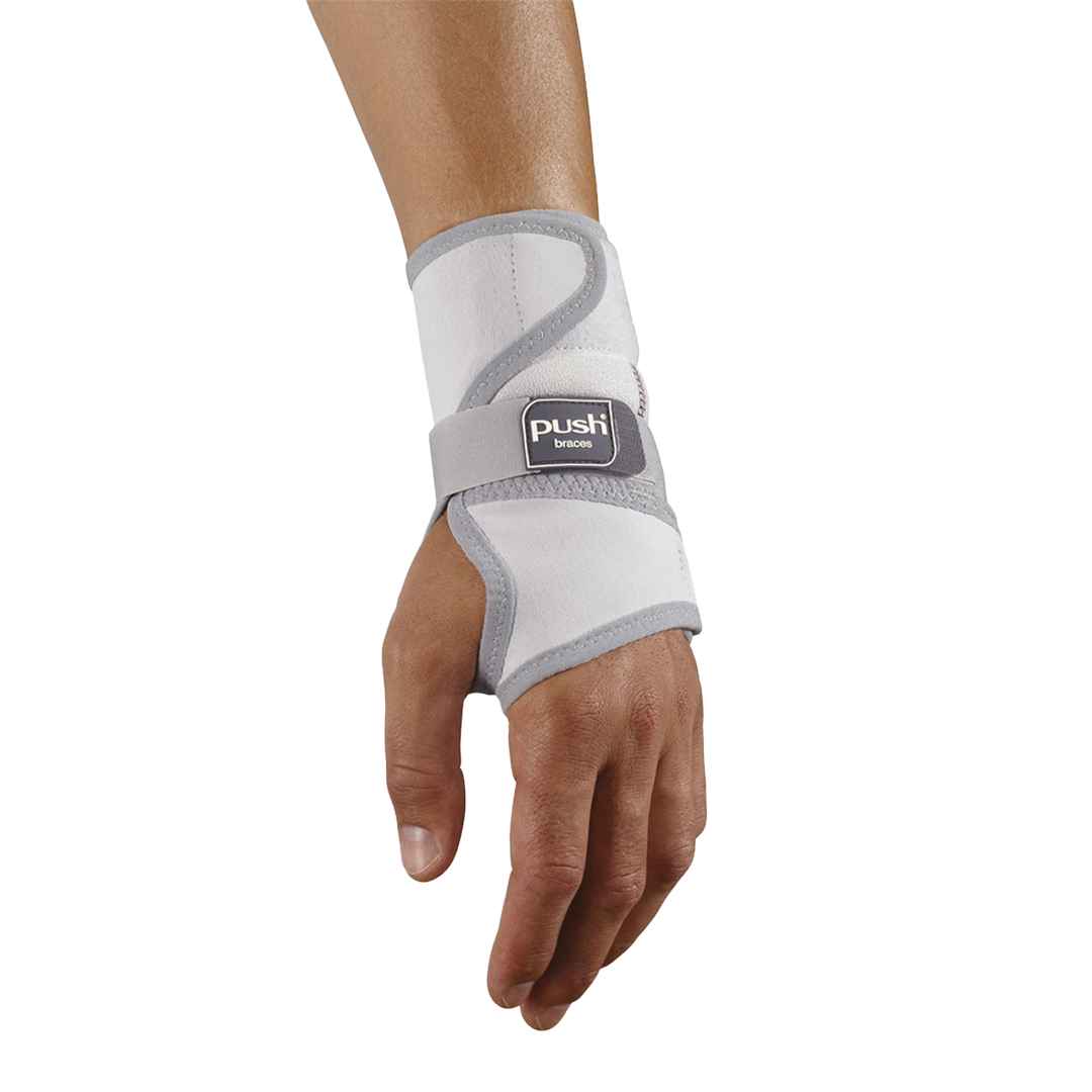 Wrist Splint low-profile support with one-hand fitting