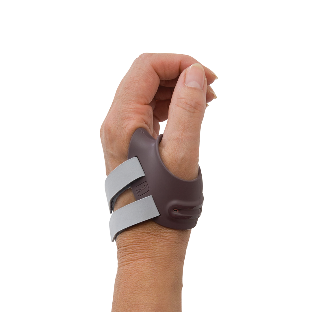 CMC thumb brace — stabilises basal thumb joint, comfortable fit