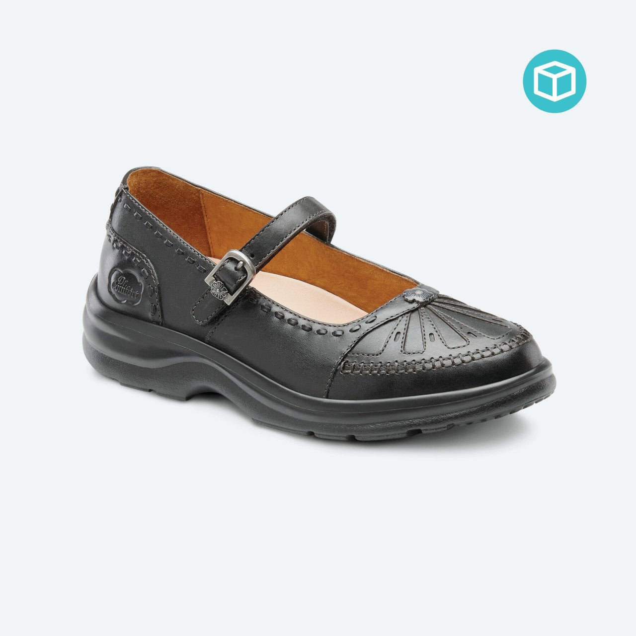 Dr Comfort Paradise Black US 7.5 Medium Width