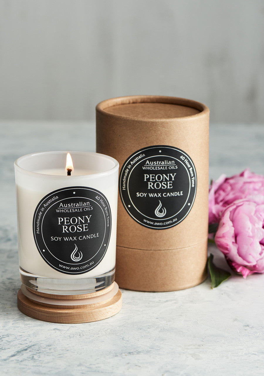 Peony Rose Soy Candle