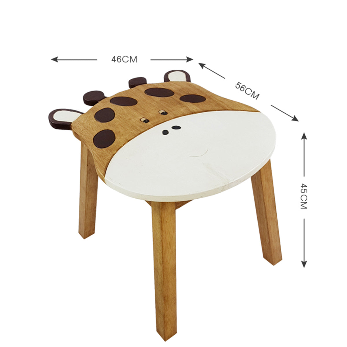 Giraffe Kids Table & Chair Set – Handmade Solid Hardwood