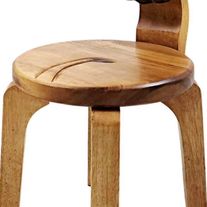 Kids Animal Chair Lion Design – Handmade Solid Hardwood