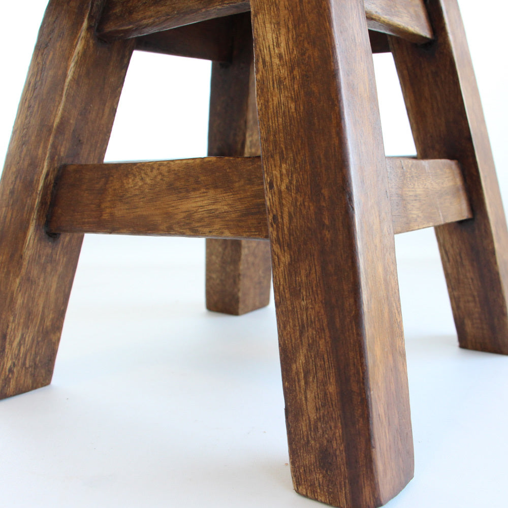 Premium Kids Wooden Ram Stool – Handmade Solid Wood Toilet Training and Step Stool