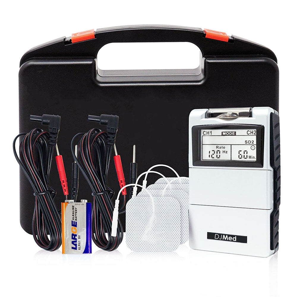 TENS Machine Dual-Channel Pro Unit with Wide Pulse Control