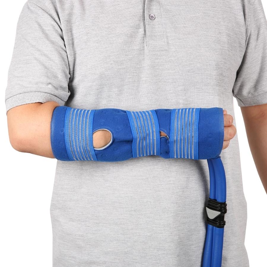 Wrist Wrap Compatible with Cold Therapy Systems