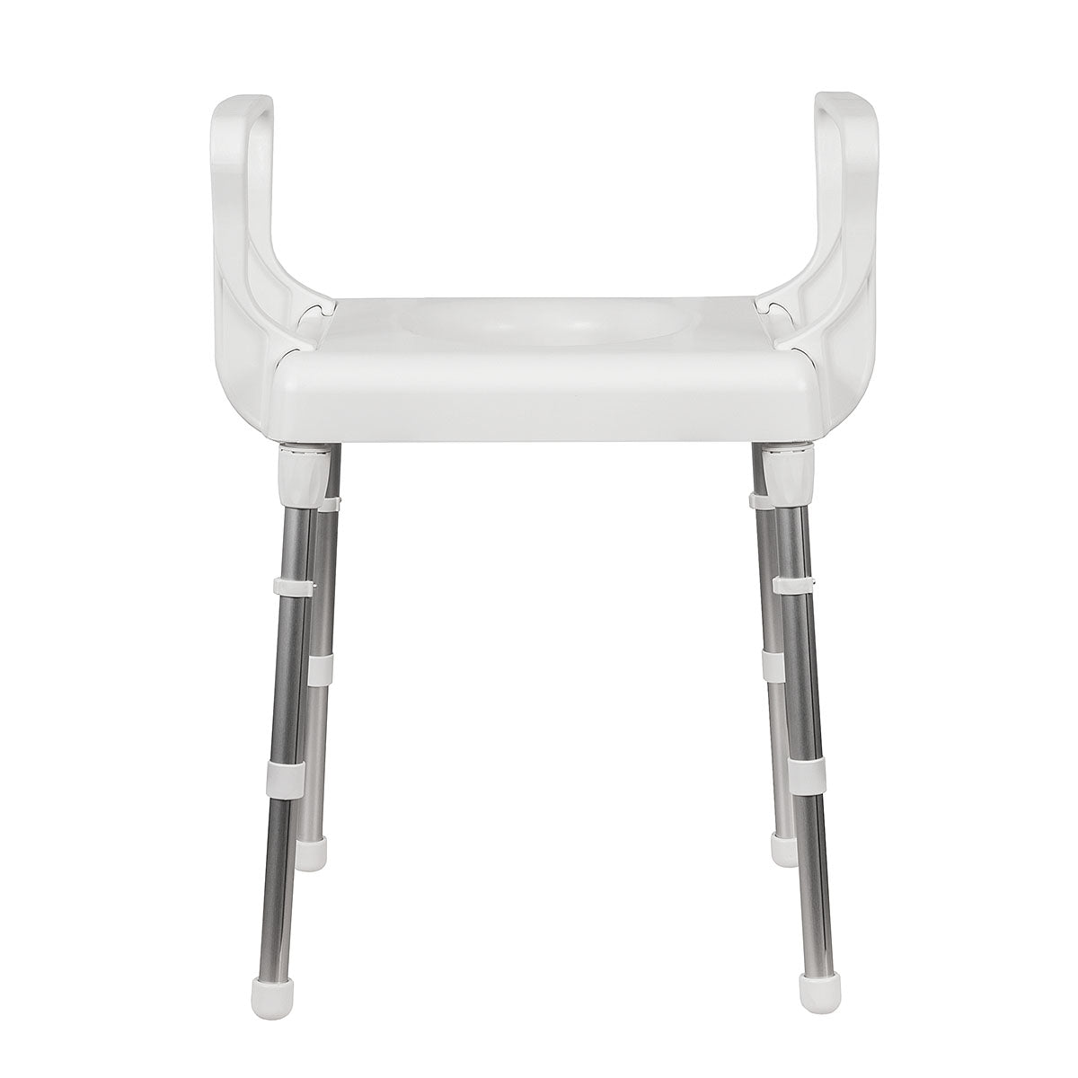 Over Toilet Seat Frame - Adjustable, Lightweight & Sturdy Support for Elderly & Disabled