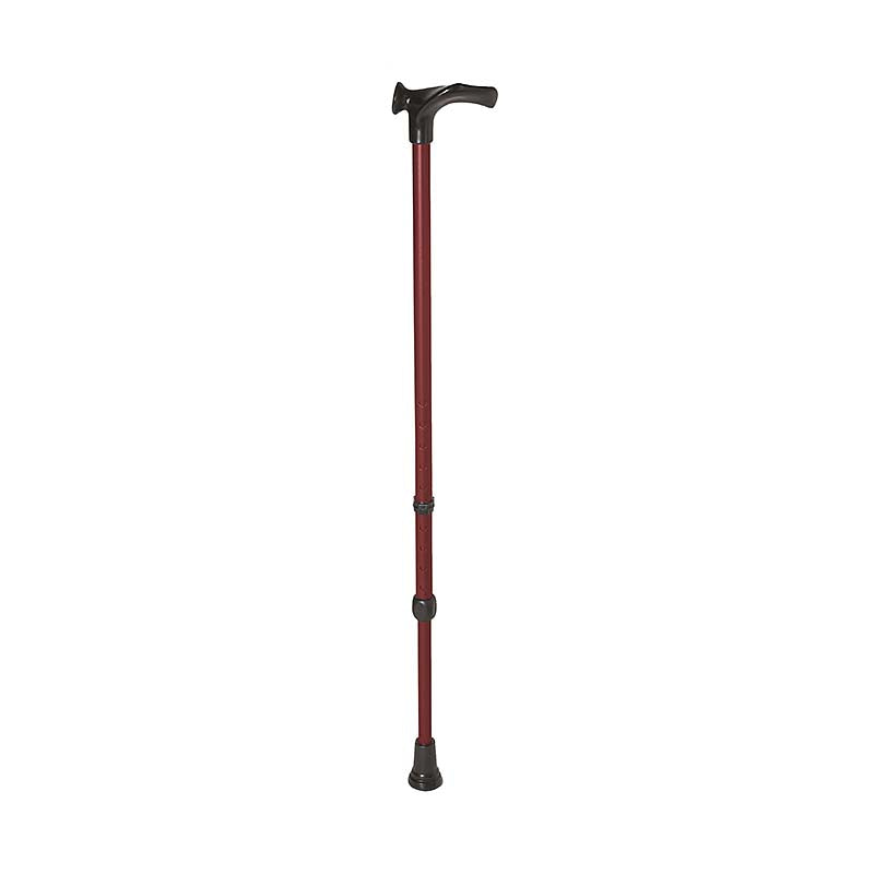 Walking Stick with Ergonomic Anatomic Handle 72-95cm Adjustable, 125kg Capacity