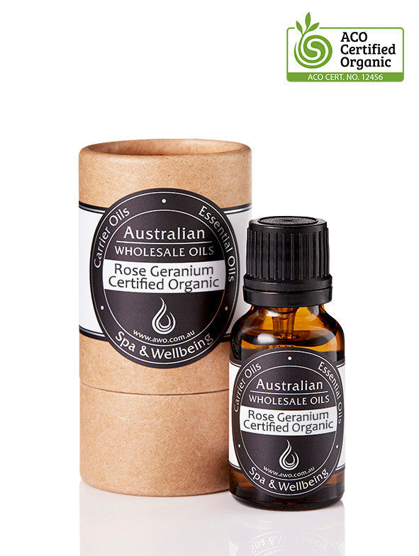 Rose Geranium Essential Oil Certified Organic