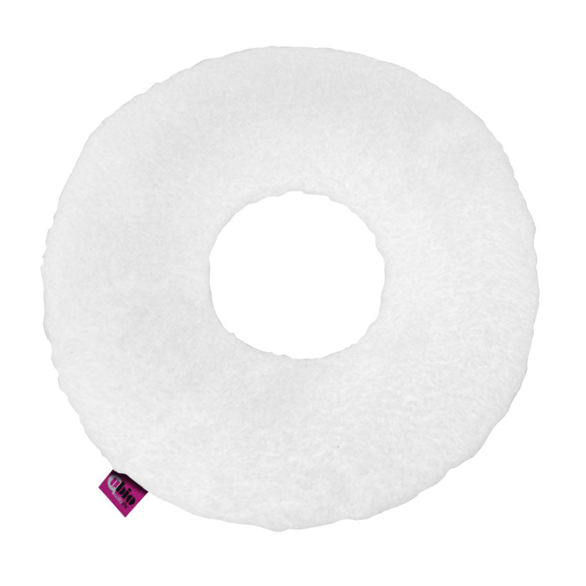 Round Donut Cushion - Soft Faux Fur, Silicone Fibre