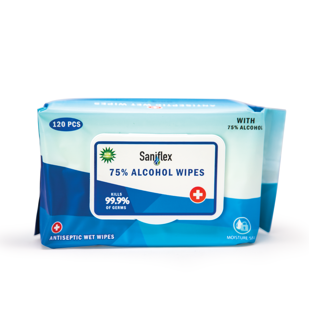 75% alcohol surface wipes — multipurpose cleaning wipes