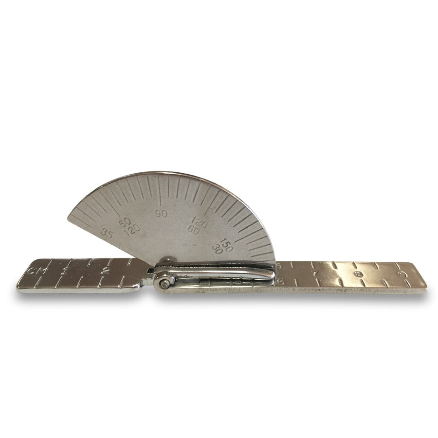 Metric Finger Goniometer - dual-scale finger and small joint tool