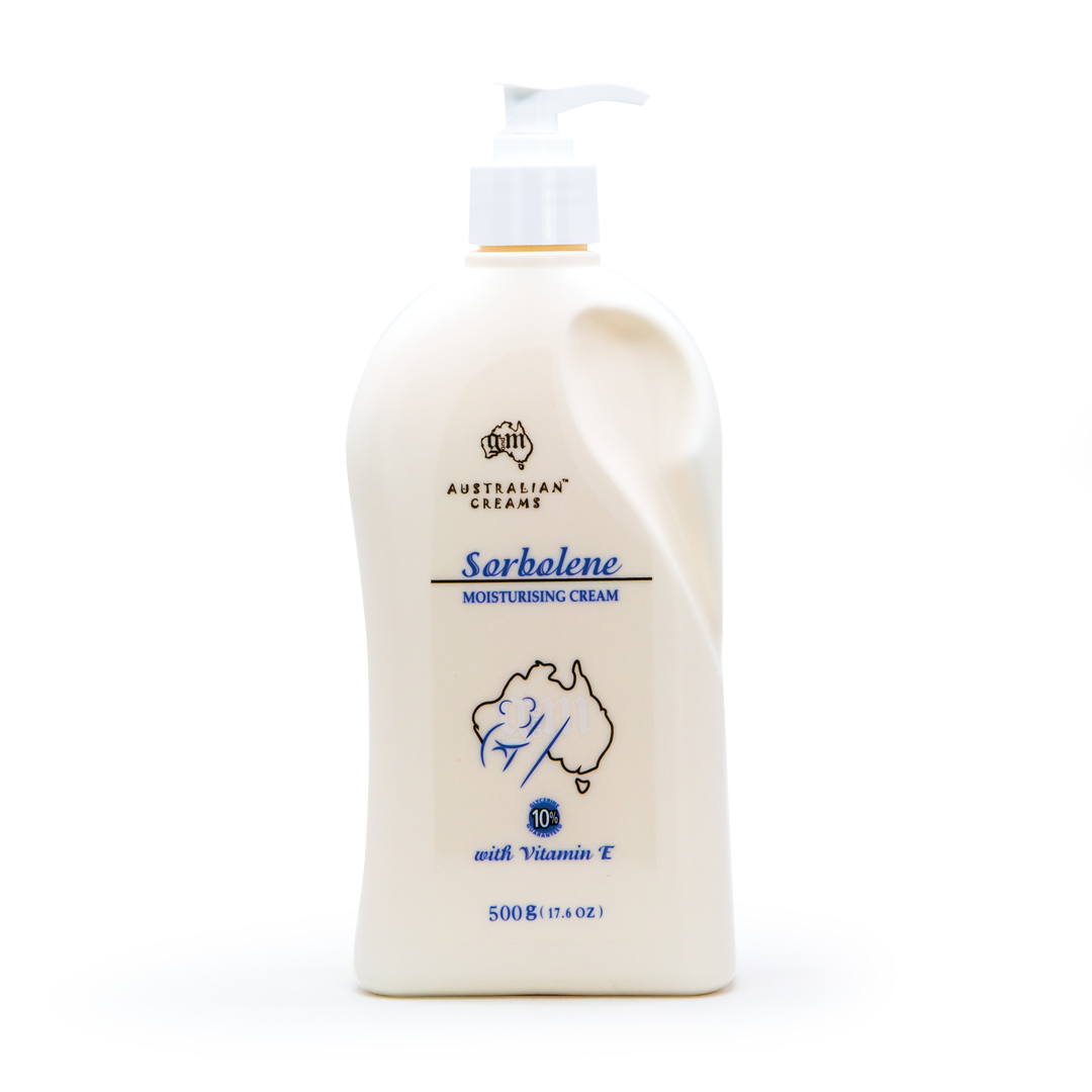 Sorbolene Moisturising Cream with Glycerin - Sensitive and Dry Skin, Australian-Made Skincare