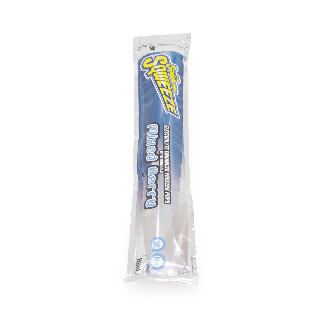 Electrolyte freezer pops — squeeze, freeze and enjoy - Sqwincher