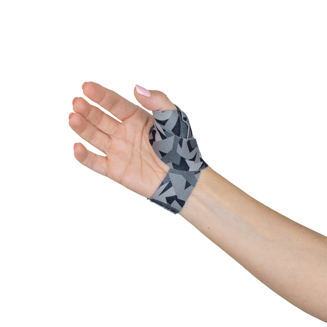 Self-attaching elastic compression strap - low-profile design