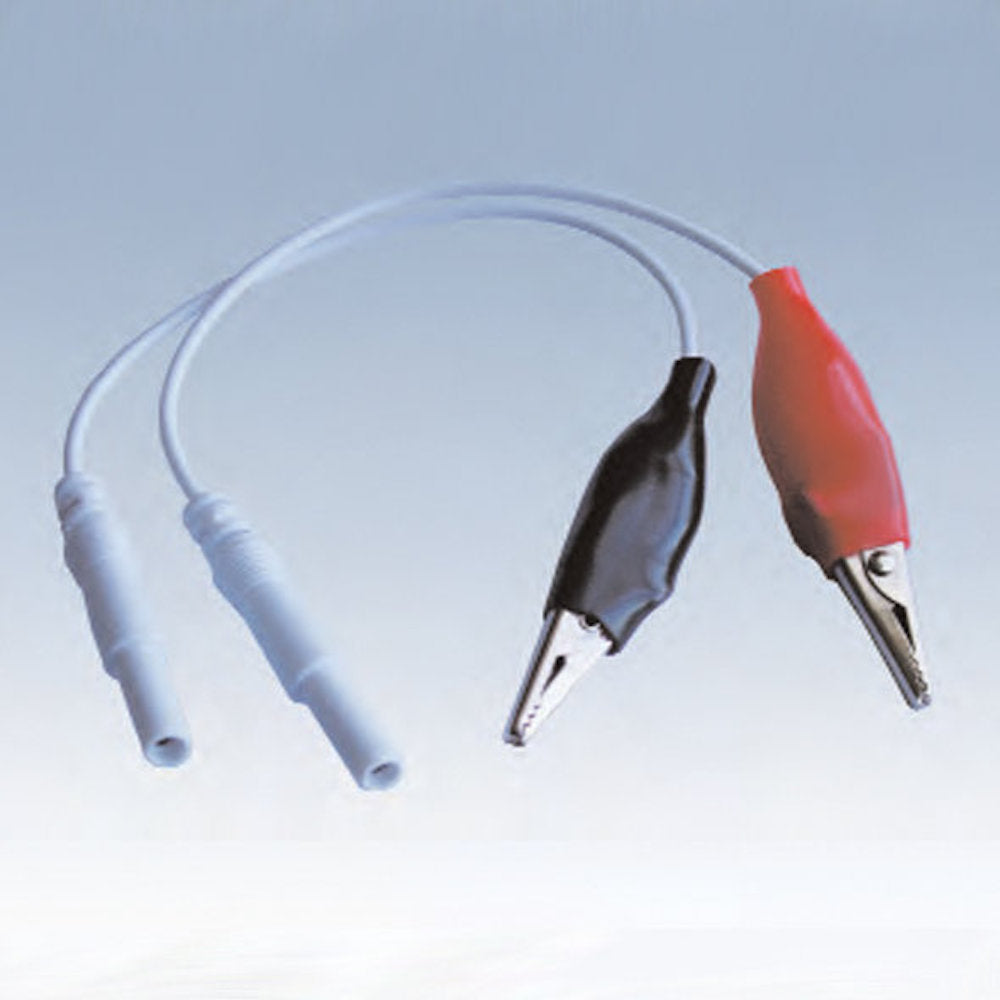Alligator Clip Leads — Female Pin (Pair)