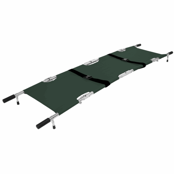 Quad-Fold Pole Stretcher – Emergency Rescue Stretcher with Carry Case | AeroRescue