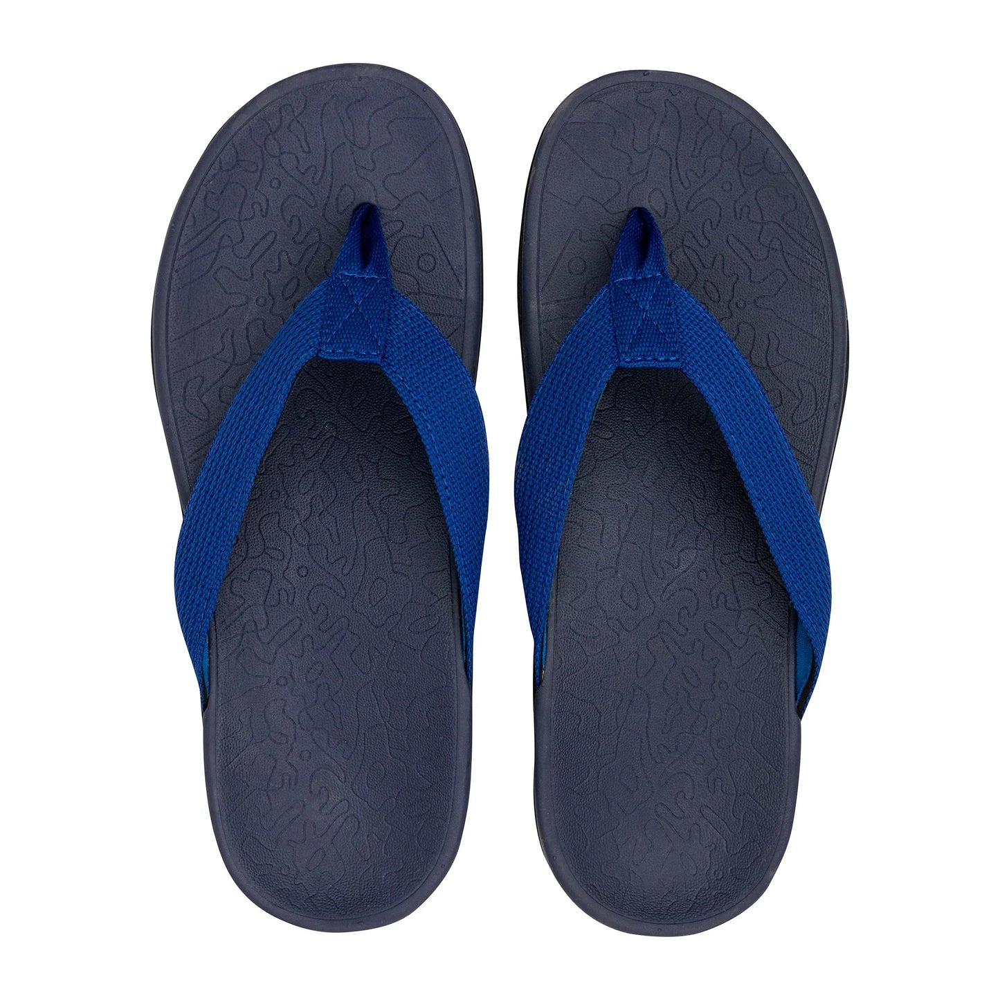 Axign Flip Flops Orthotic Thongs / Slides - Blue / Navy