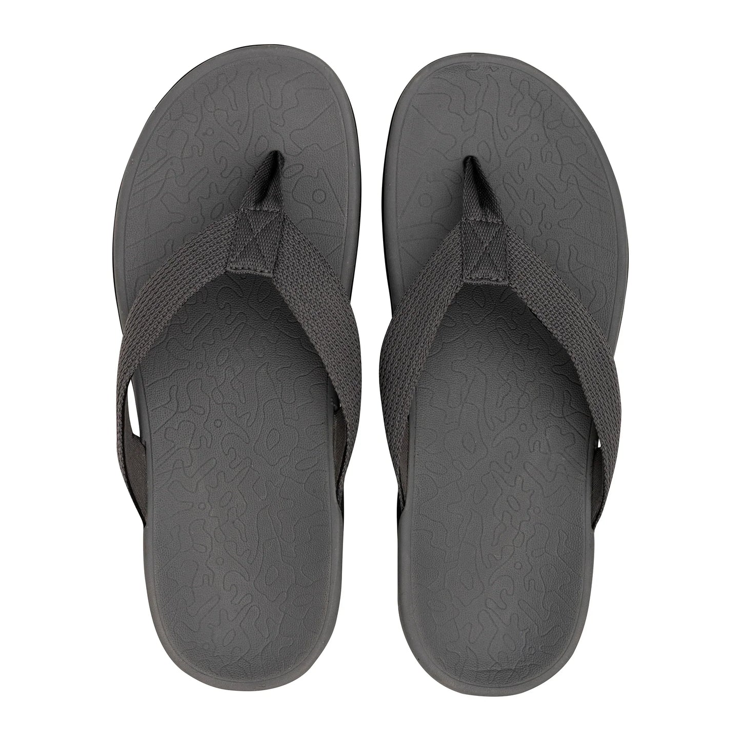 Axign Flip Flops Orthotic Thongs / Slides - Grey