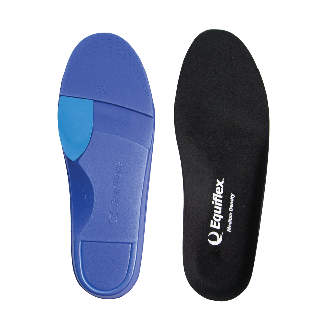 Orthotic insole: contoured high-arch support for shoes