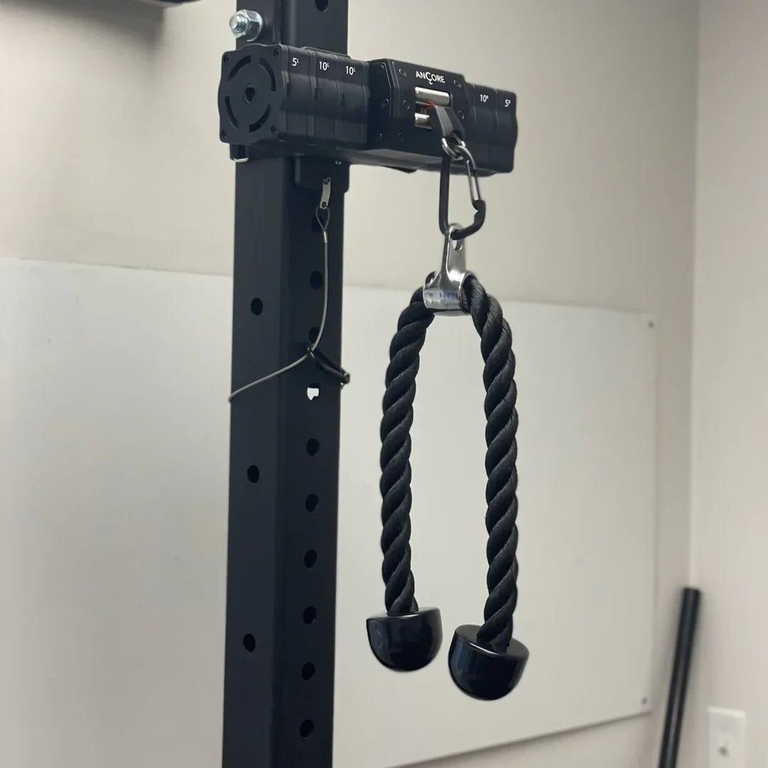 ANCORE Triceps Rope — Heavy‑Duty Cable Attachment for Pushdowns & Chop