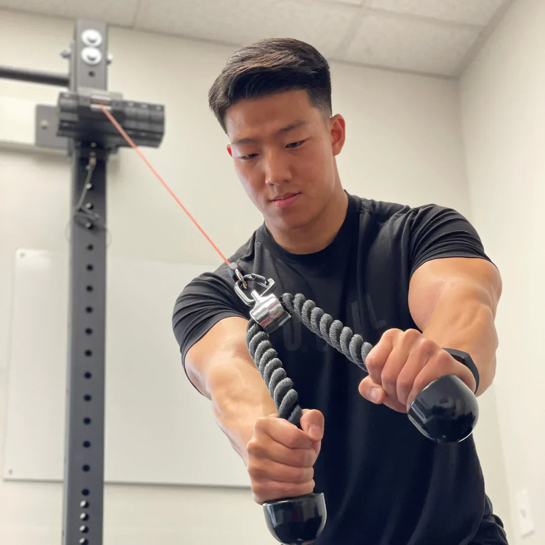 ANCORE Triceps Rope — Heavy‑Duty Cable Attachment for Pushdowns & Chop