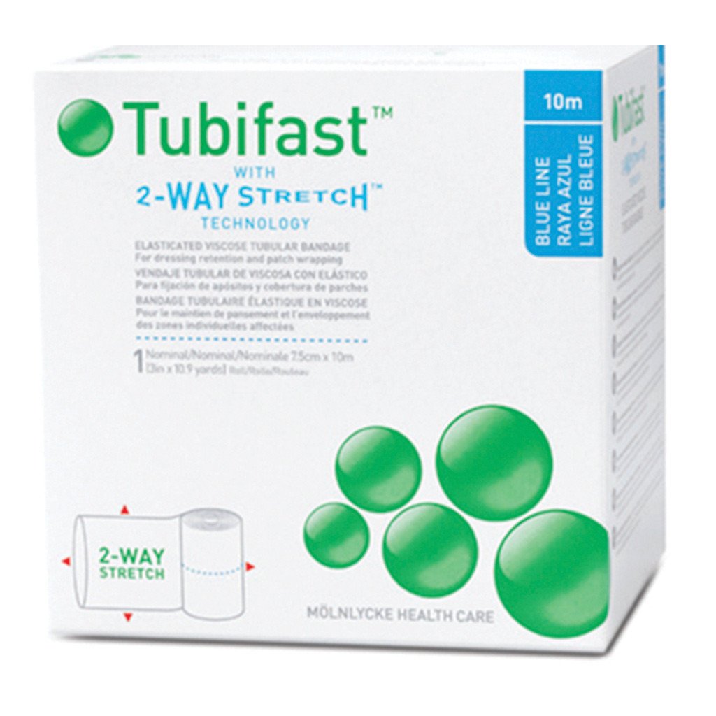 2-way stretch tubular bandage - lightweight dressing retention