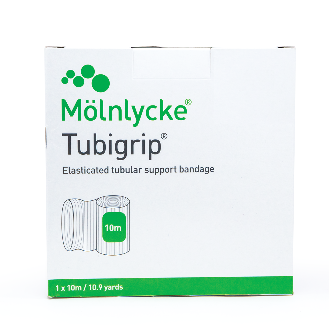 Elasticated Tubular Bandage for Limb Support and Compression
