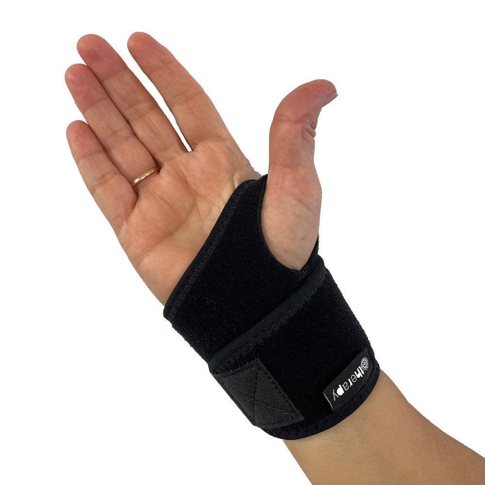 NRX Universal Wrist Wrap — Breathable CR-Foam Wrist Support (Black)
