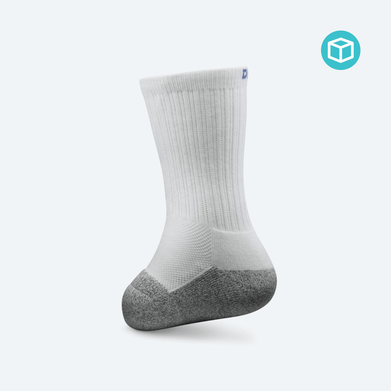 Dr Comfort Transmet Sock Small White