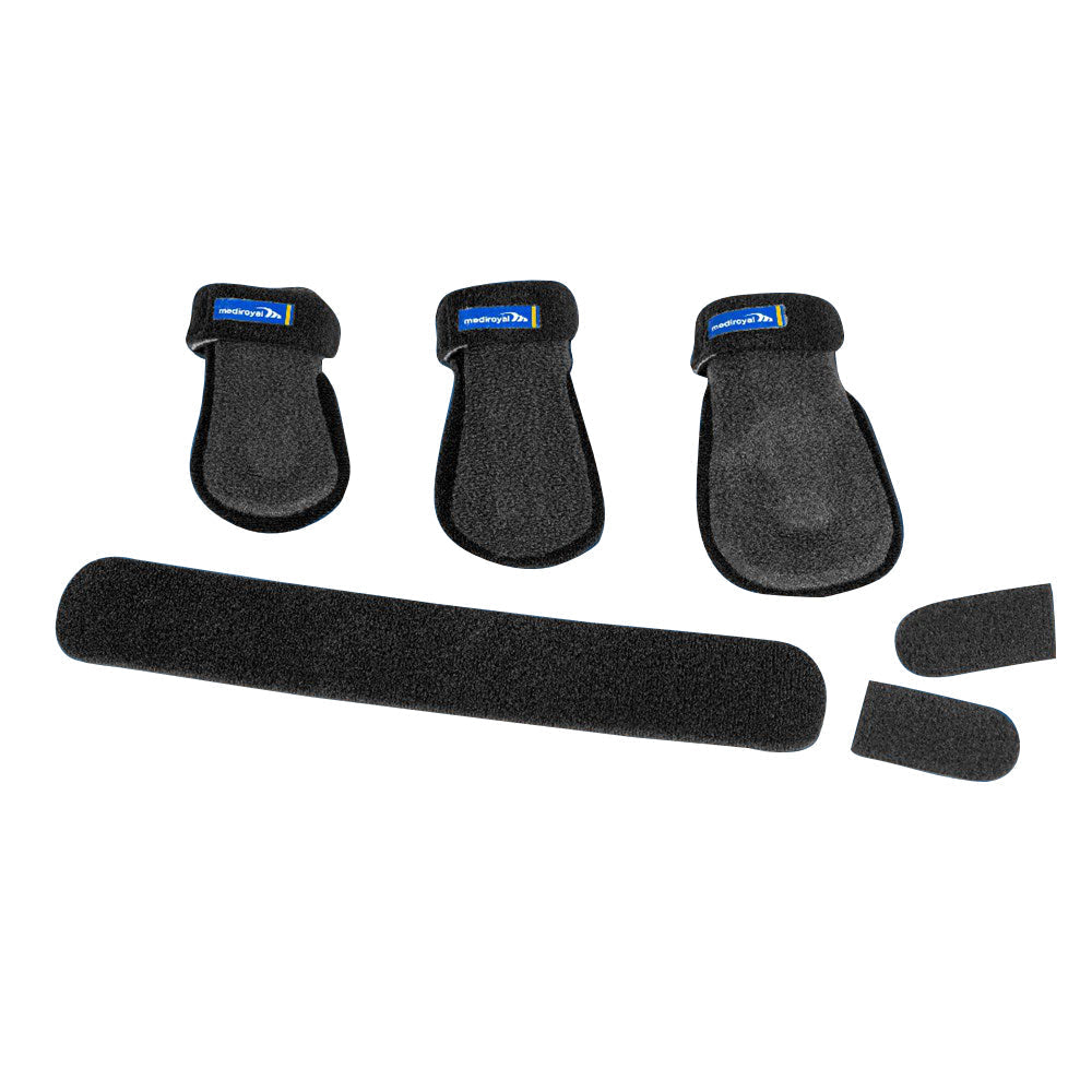 Trigger finger splint adjustable thermoplastic support
