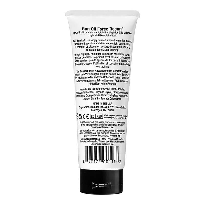 Gun Oil Force Recon Long Lasting Silicone Lubricant 100ML