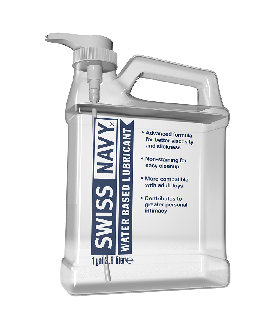 Water Based Lubricant 3.8L - Premium Glide & Slickness - Swiss Navy