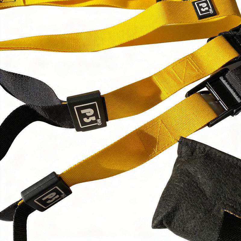 Pro Suspension Trainer Straps - Commercial Nylon Full Body Door Anchor & Bag