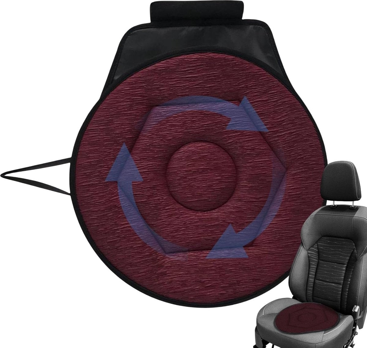 Swivel Cushion 40cm - Anti-Slip Car Entry Aid & Rotation Seat for Elderly