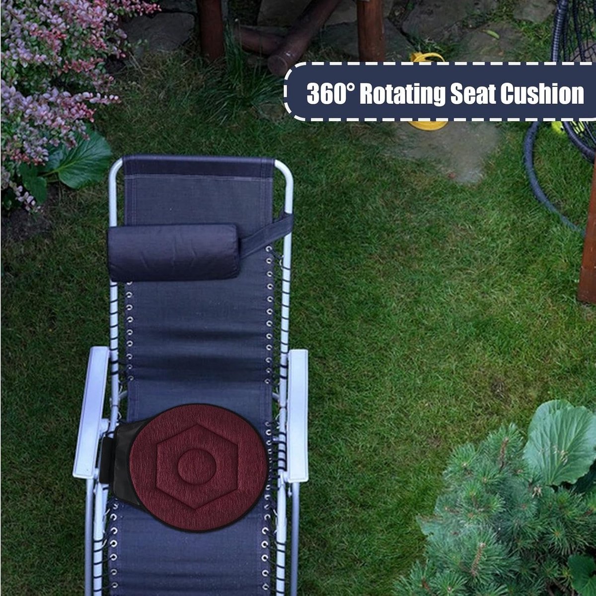 Swivel Cushion 40cm - Anti-Slip Car Entry Aid & Rotation Seat for Elderly