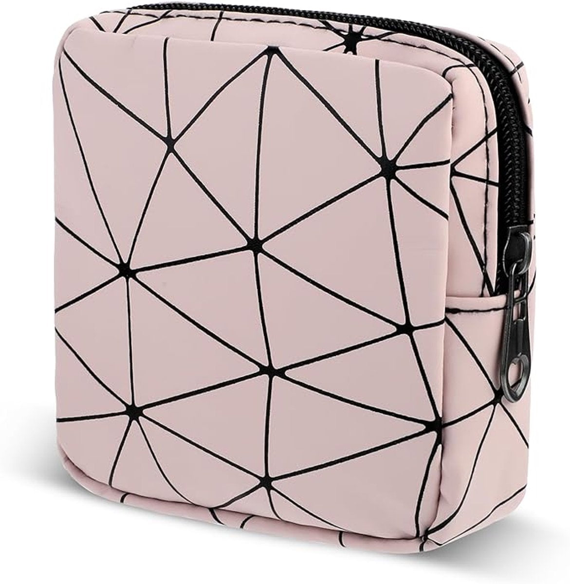 Mini Sanitary Pad & Tampon Organizer with Zipper - Reusable Menstrual Bag