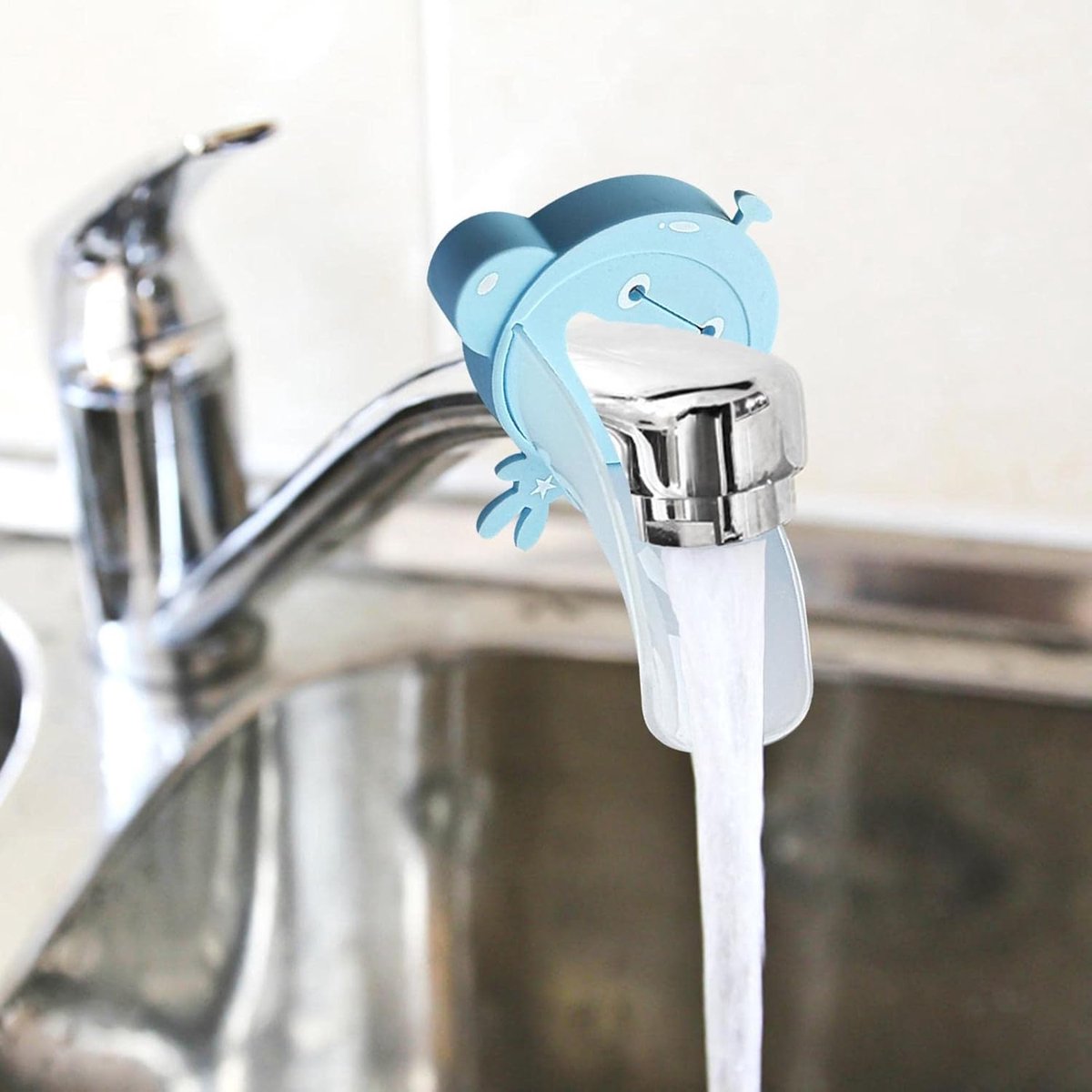 Universal Faucet Extender for Children - Safe Hygienic Tap Spout Attachment