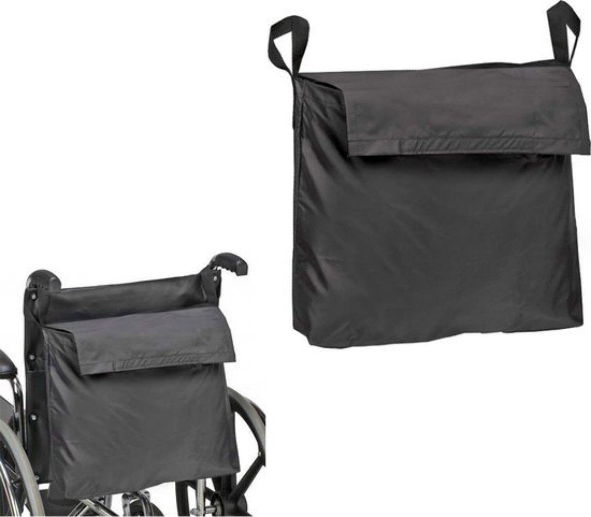 Wheelchair Storage Bag - Universal Waterproof Rollator Bag Large Capacity