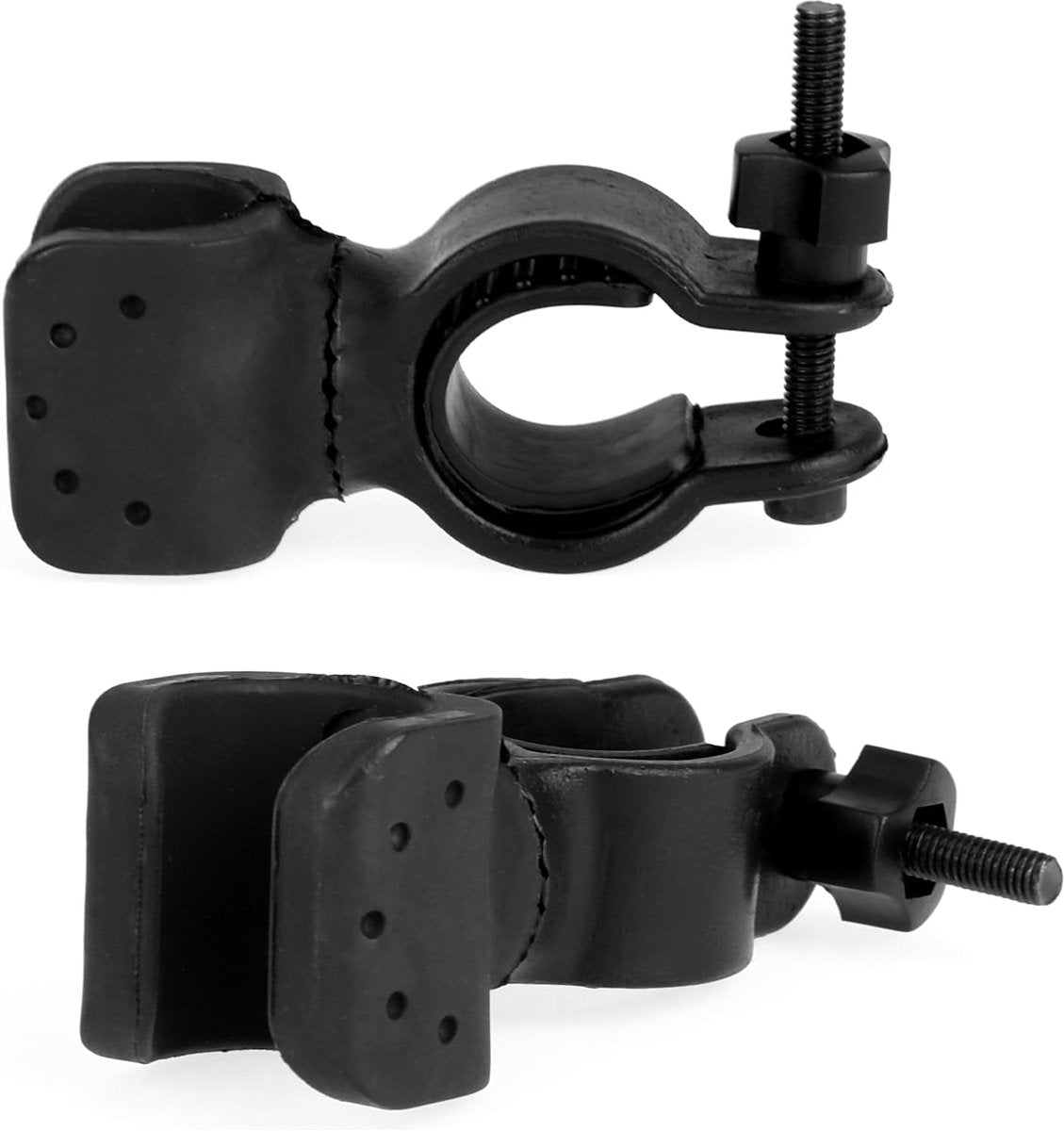 Universal Crutch & Walking Stick Holder 8.3x4.5x3.3cm - Wheelchair & Rollator Clip