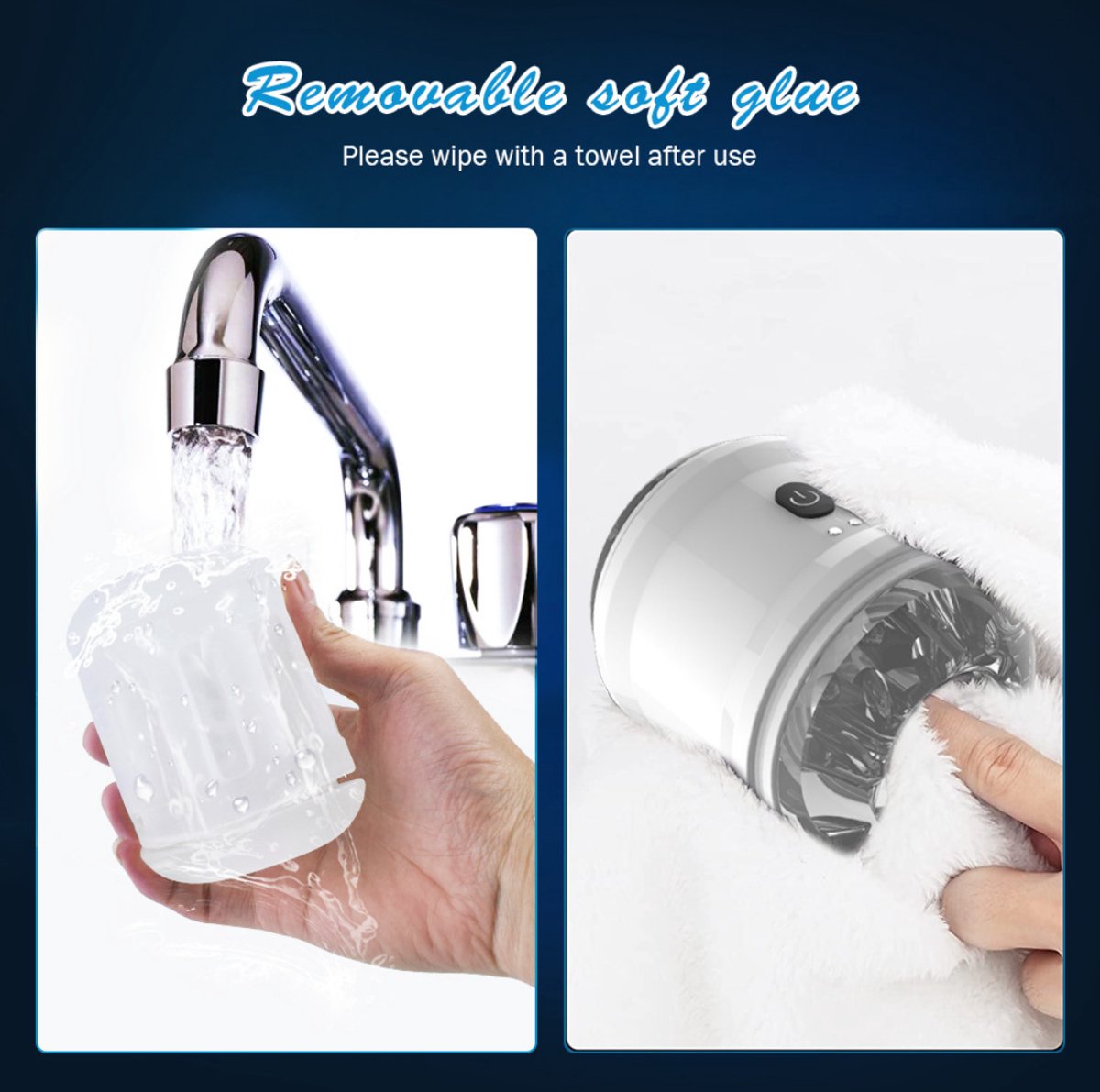 Automatic Vibrating Penis Trainer - Men's Masturbator with Suction Rechargeable