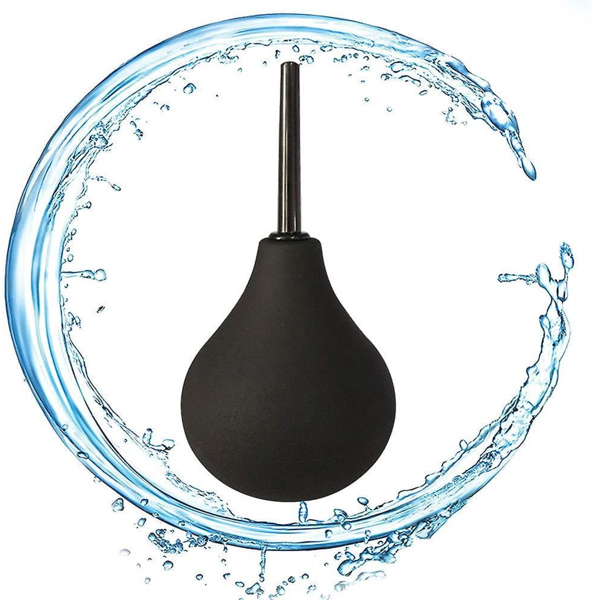 Reusable Silicone Enema Shower - Safe & Comfortable Nozzle for Men & Women