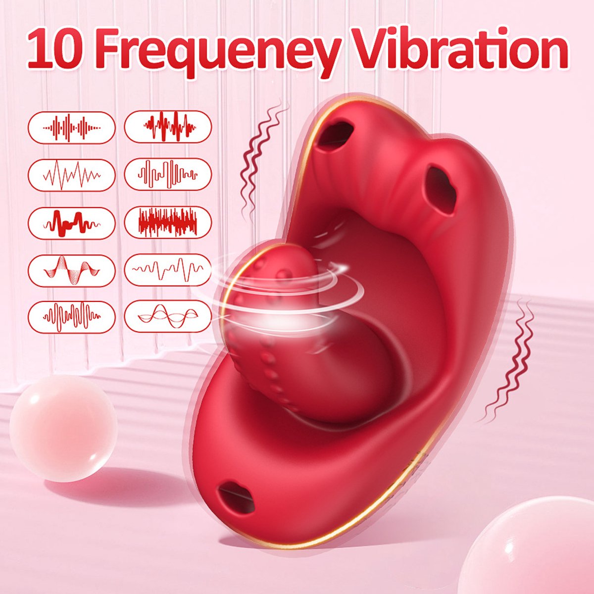 App-Controlled Thrusting Vibrator - Remote Vibrating Panties for Couples