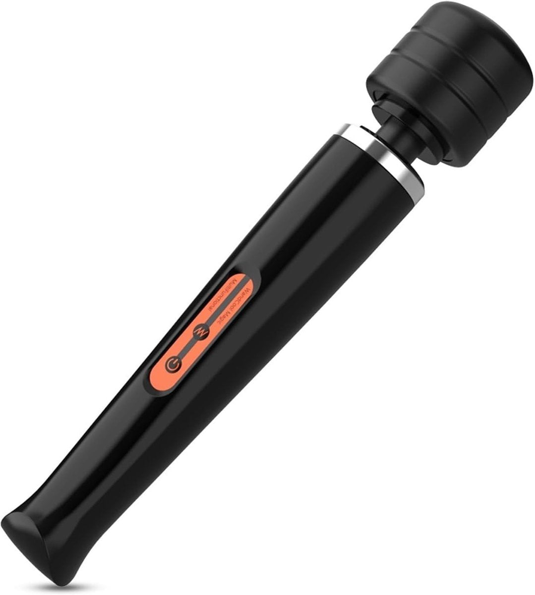 Powerful 10-Speed Plug-In Vibrator - G-Spot Nipple & Clitoral Massager (Black)