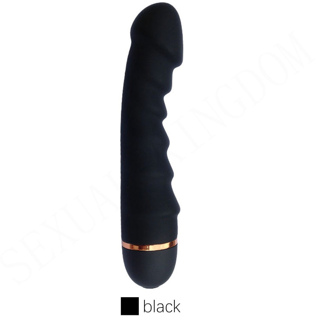 G-Spot Clitoral Vibrator - AV Massager Dildo for Women (Black)
